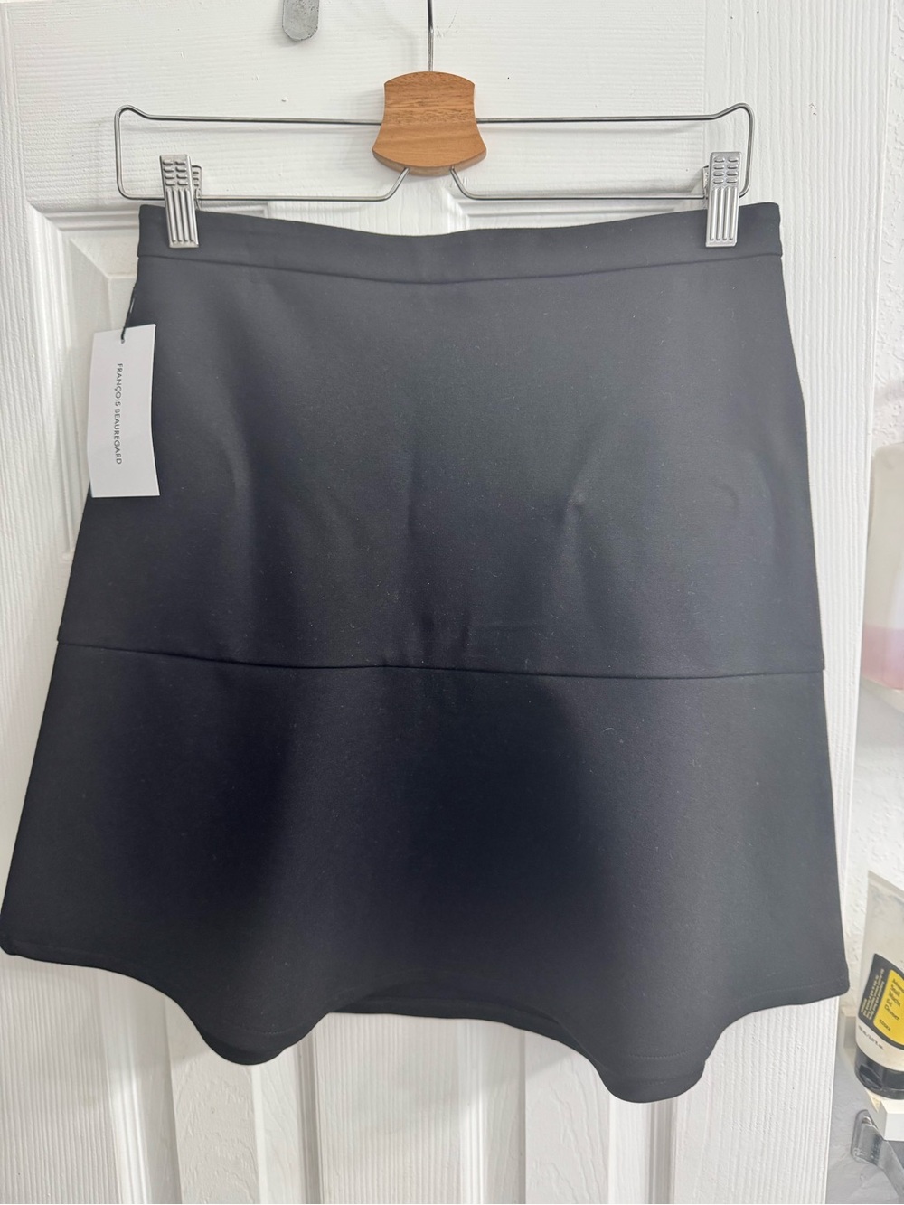 Black Mini A-Line Skirt - Unbranded
